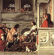 EVERDINGEN, Caesar van Count Willem II of Holland Granting Privileges fg oil painting artist